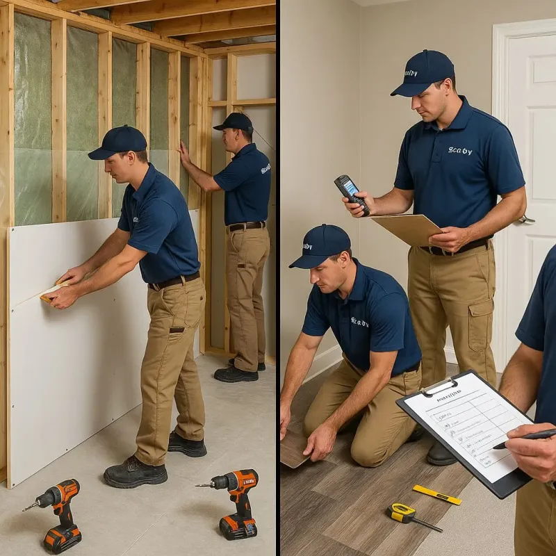 Repairs and Reconstruction process in North Liberty, IN