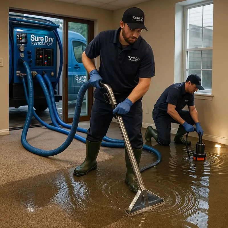 Water Extraction and Removal process in North Liberty, IN